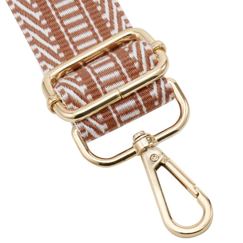 ZOOEASS Wide Shoulder Strap Adjustable Replacement Belt Guitar Style Crossbody Bag Handbag Strap Multicolor Canvas Straps(Wide:1.4in) (Color9) - Image 3